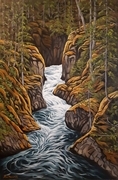 Deep River - 24×36 - $300