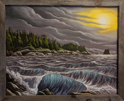 Raw Wilderness. 30"x 24". SOLD