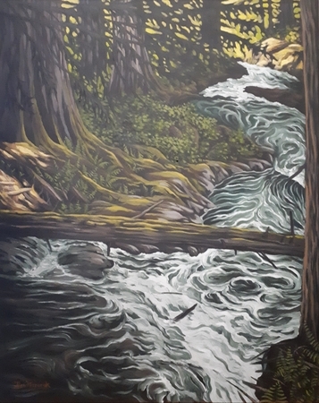 What's Around the Bend - 24×30 - $450