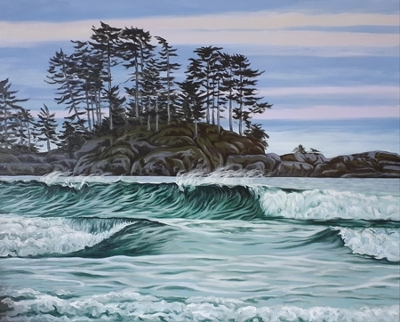 Tofino Sundown - 24×30 - Sold