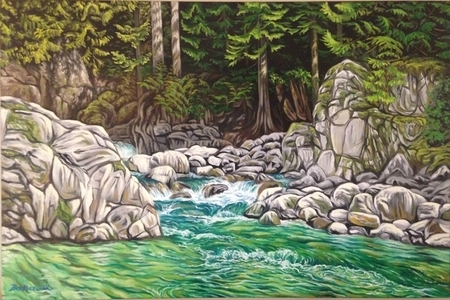 Resting Falls - 24×36 - Sold