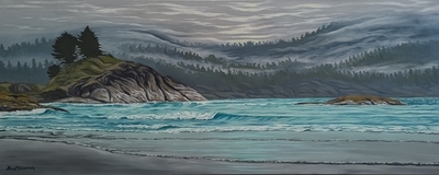 West Coast Feel. 16"x 40". $450